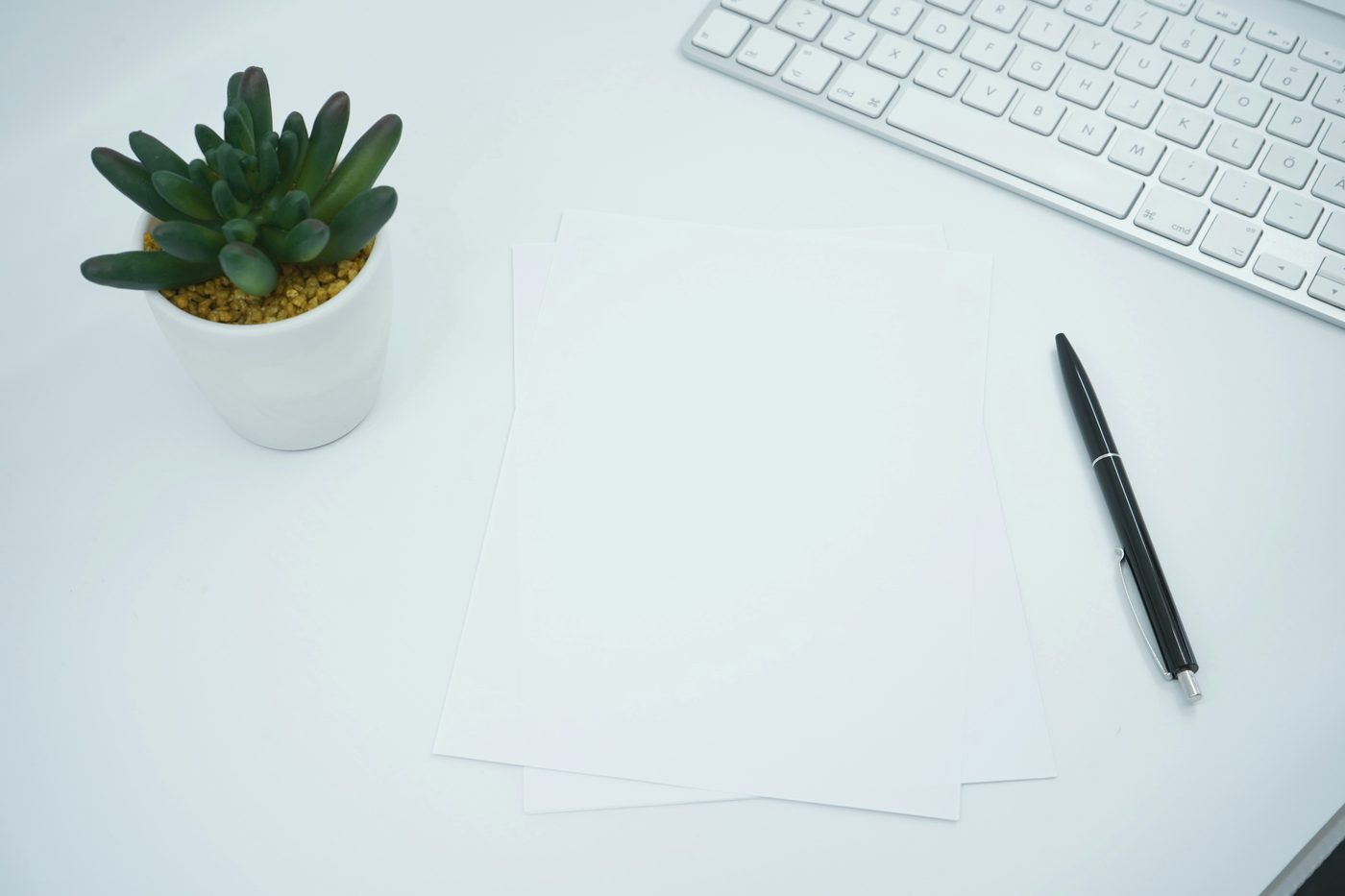 Business documents office desk